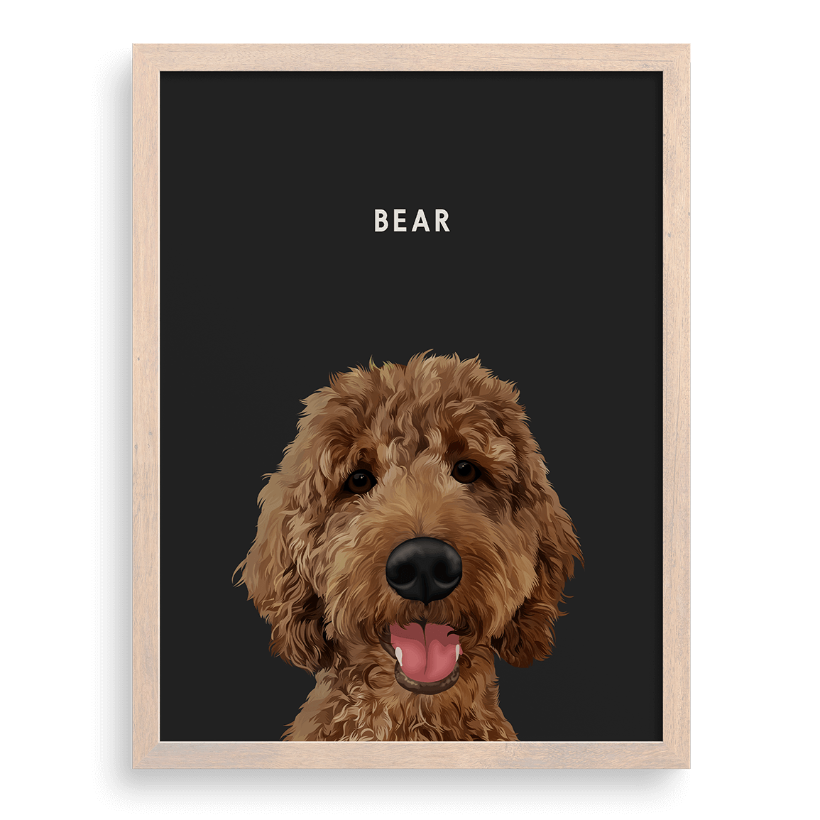 Custom Modern One Pet Portrait