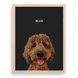 Custom Modern One Pet Portrait