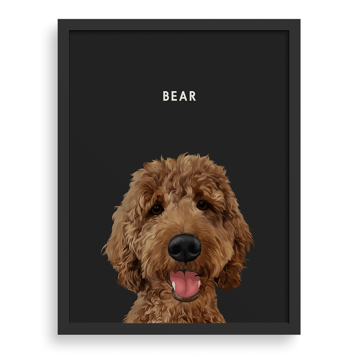 Custom Modern One Pet Portrait