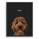 Custom Modern One Pet Portrait