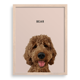 Custom Modern One Pet Portrait