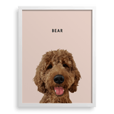 Custom Modern One Pet Portrait