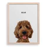 Custom Modern One Pet Portrait