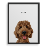 Custom Modern One Pet Portrait