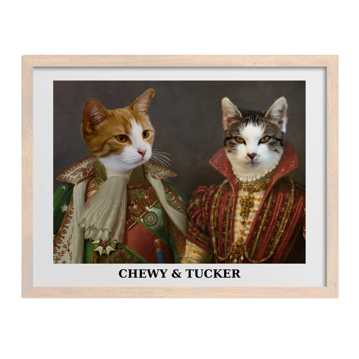 Royal Couple Pet Portrait