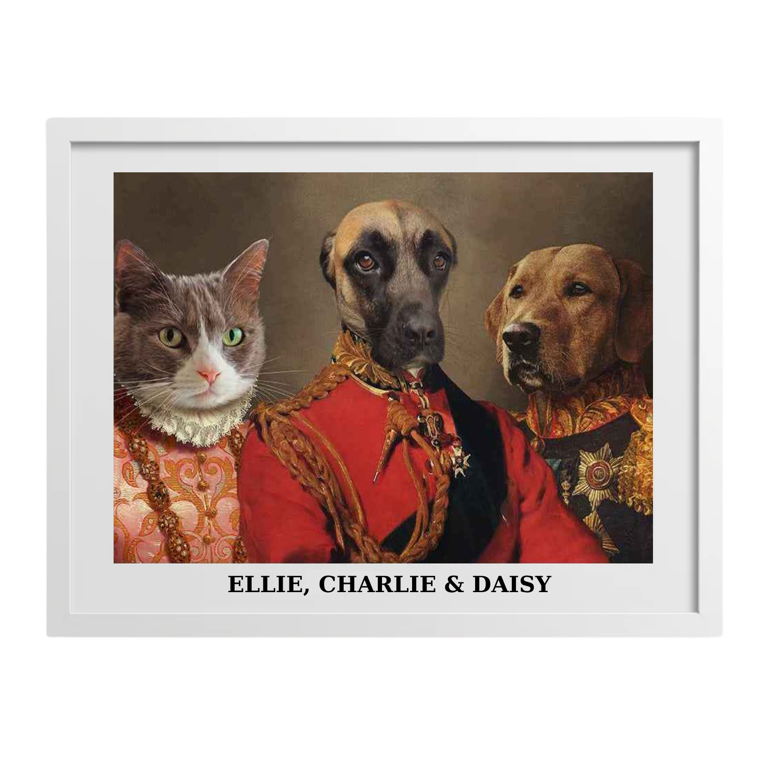 The Lords & Lady Pet Portrait