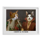 Royal Couple Pet Portrait