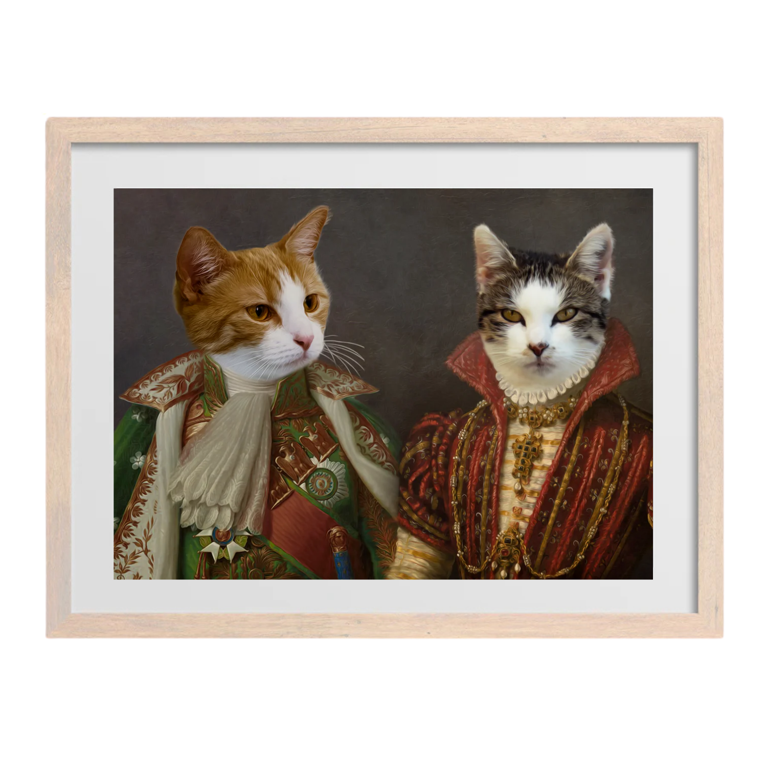 Royal Couple Pet Portrait