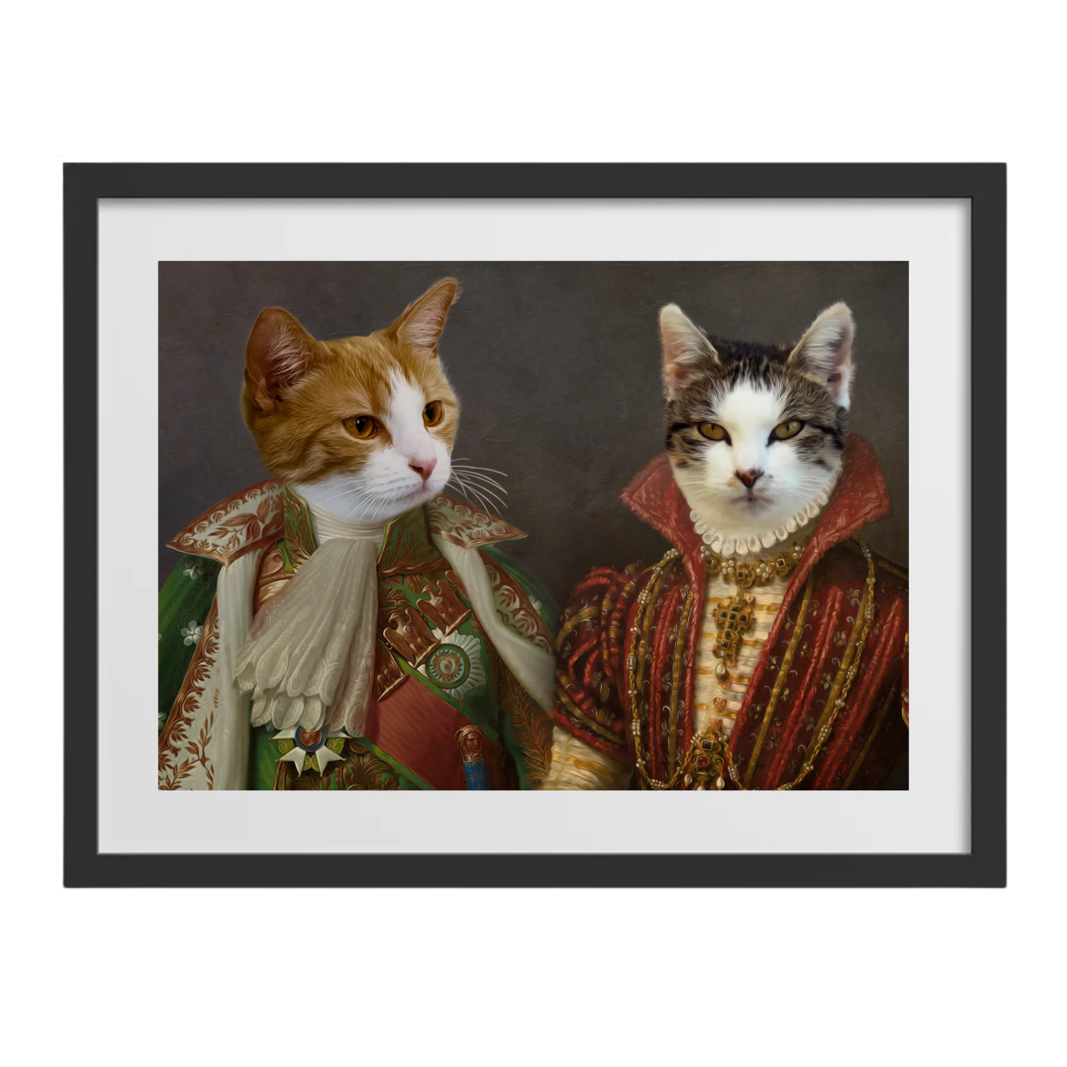Royal Couple Pet Portrait