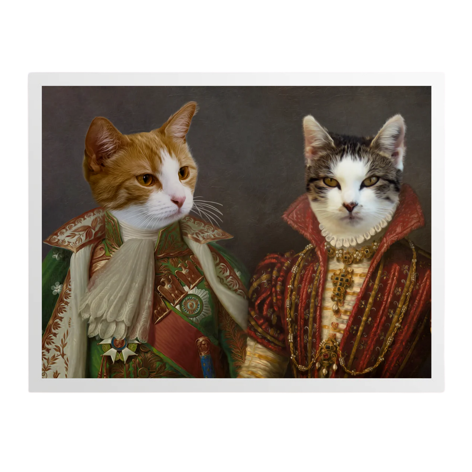Royal Couple Pet Portrait