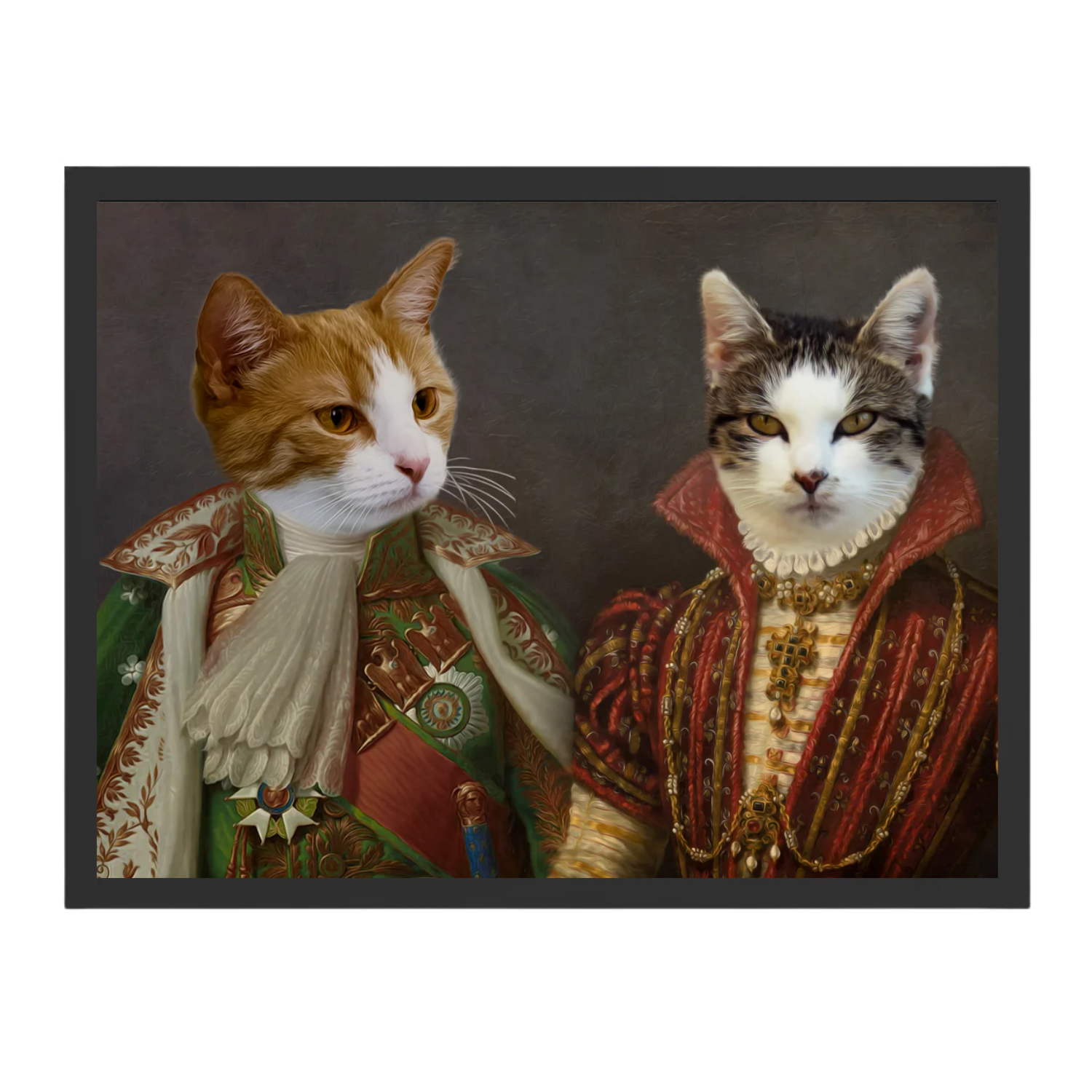 Royal Couple Pet Portrait