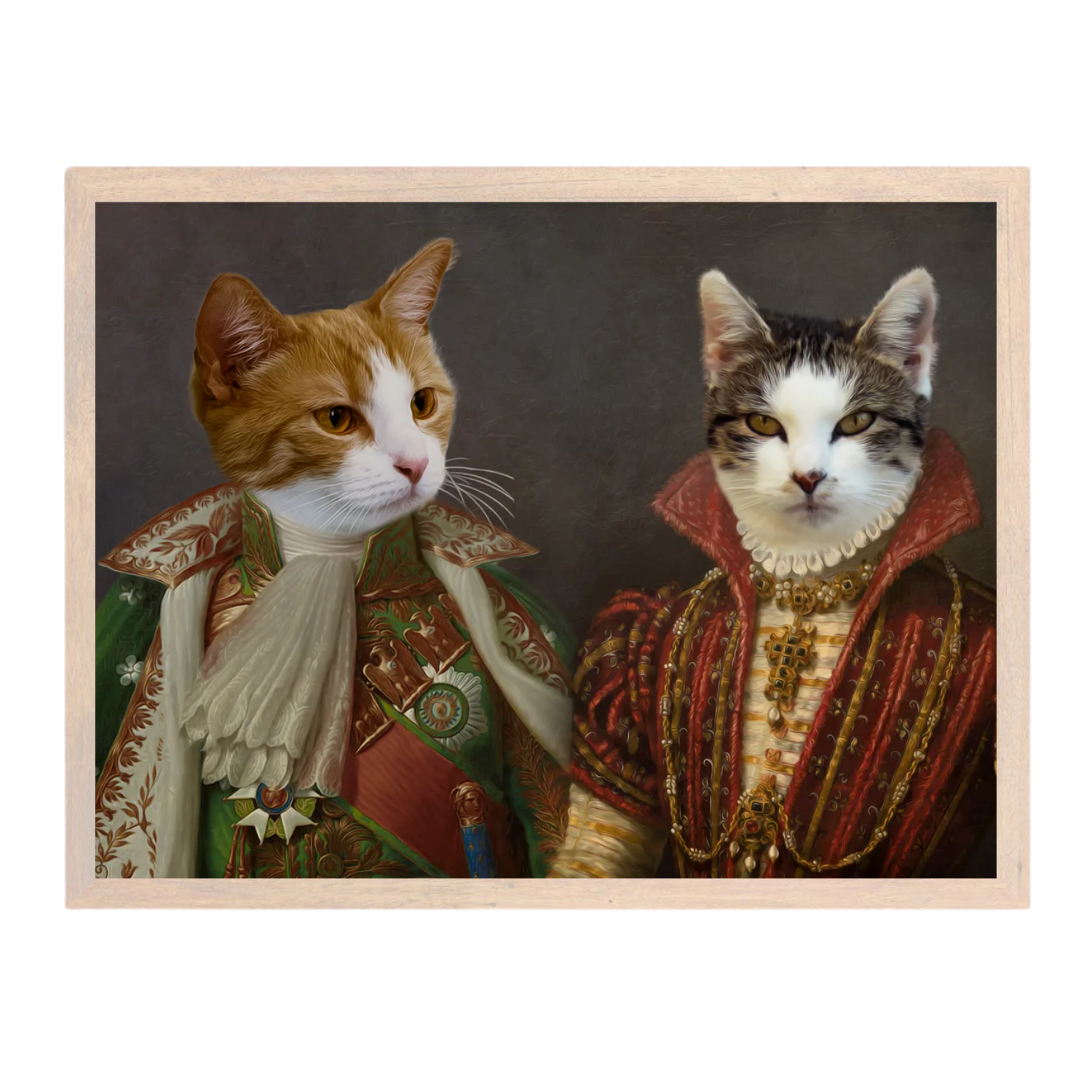 Royal Couple Pet Portrait