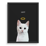 Custom Memorial Pet Portrait w/ Halo