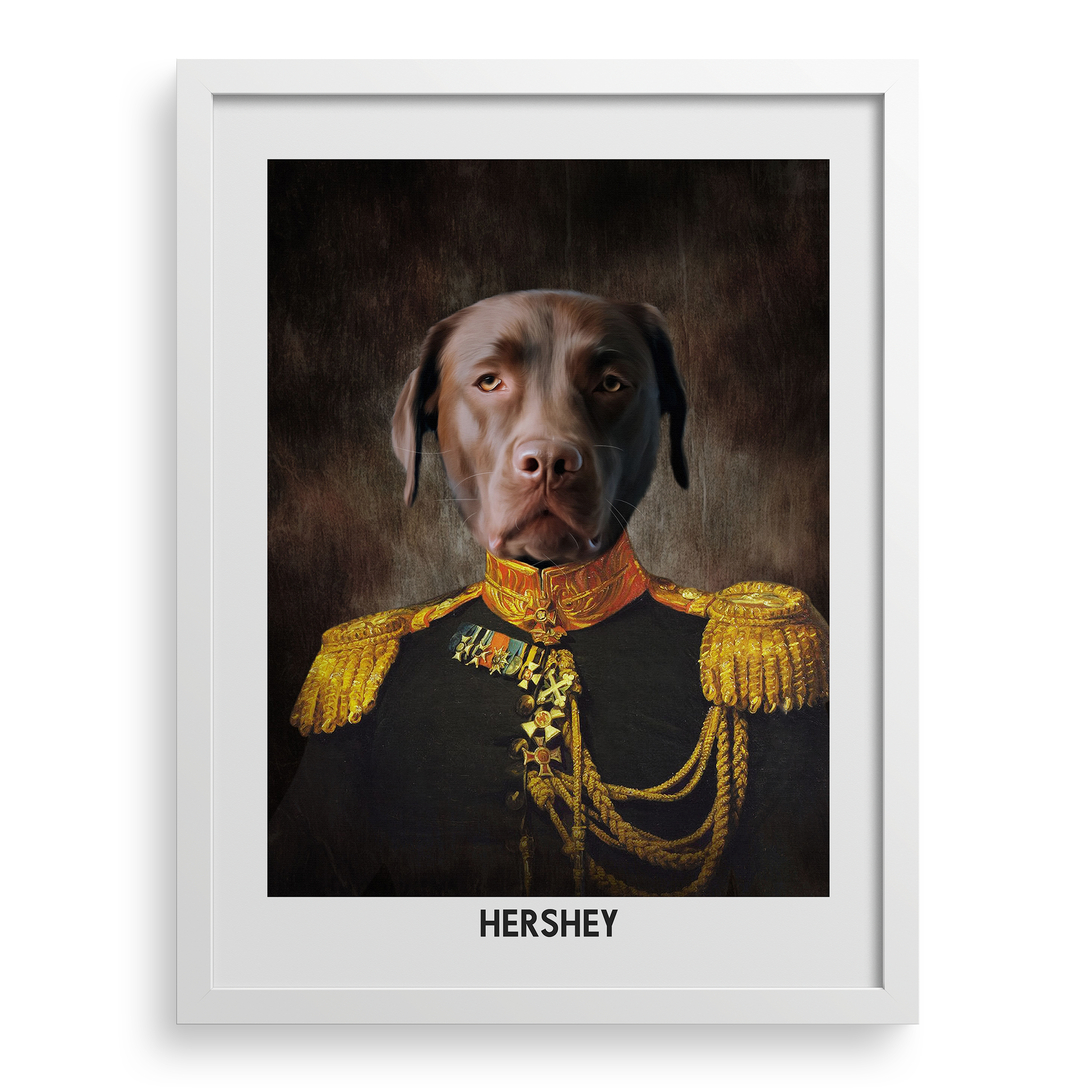 The Regal Leader Custom Pet Portrait