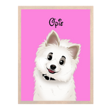Custom Cartoon Style Pet Portrait