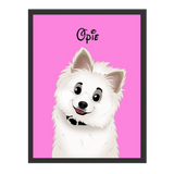 Custom Cartoon Style Pet Portrait