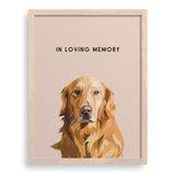 Custom Memorial Pet Portrait