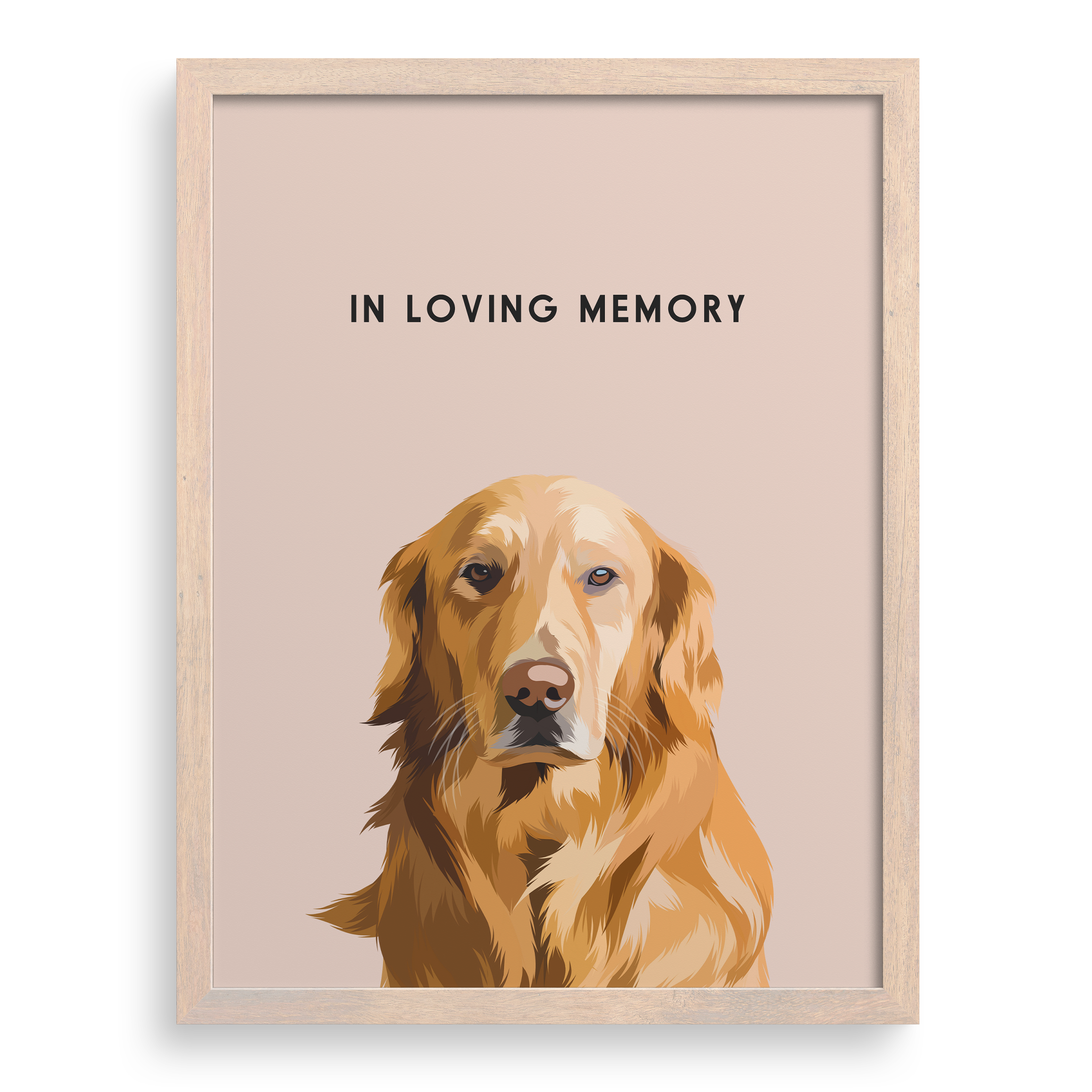 Custom Memorial Pet Portrait