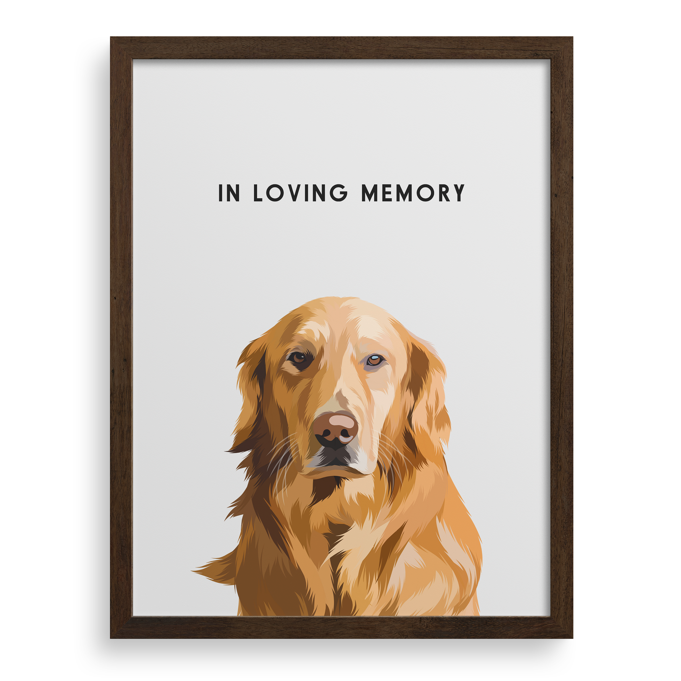 Custom Memorial Pet Portrait