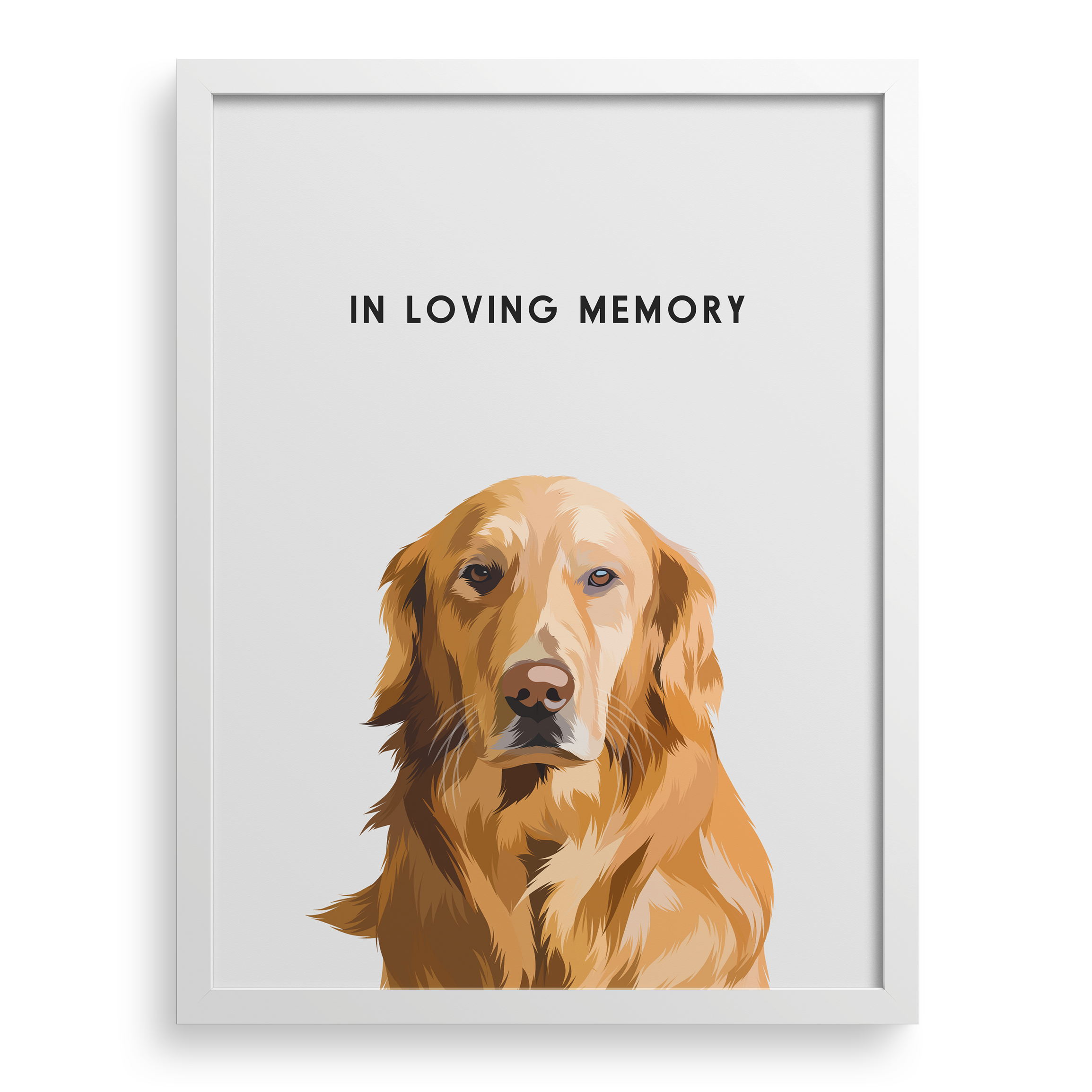 Custom Memorial Pet Portrait