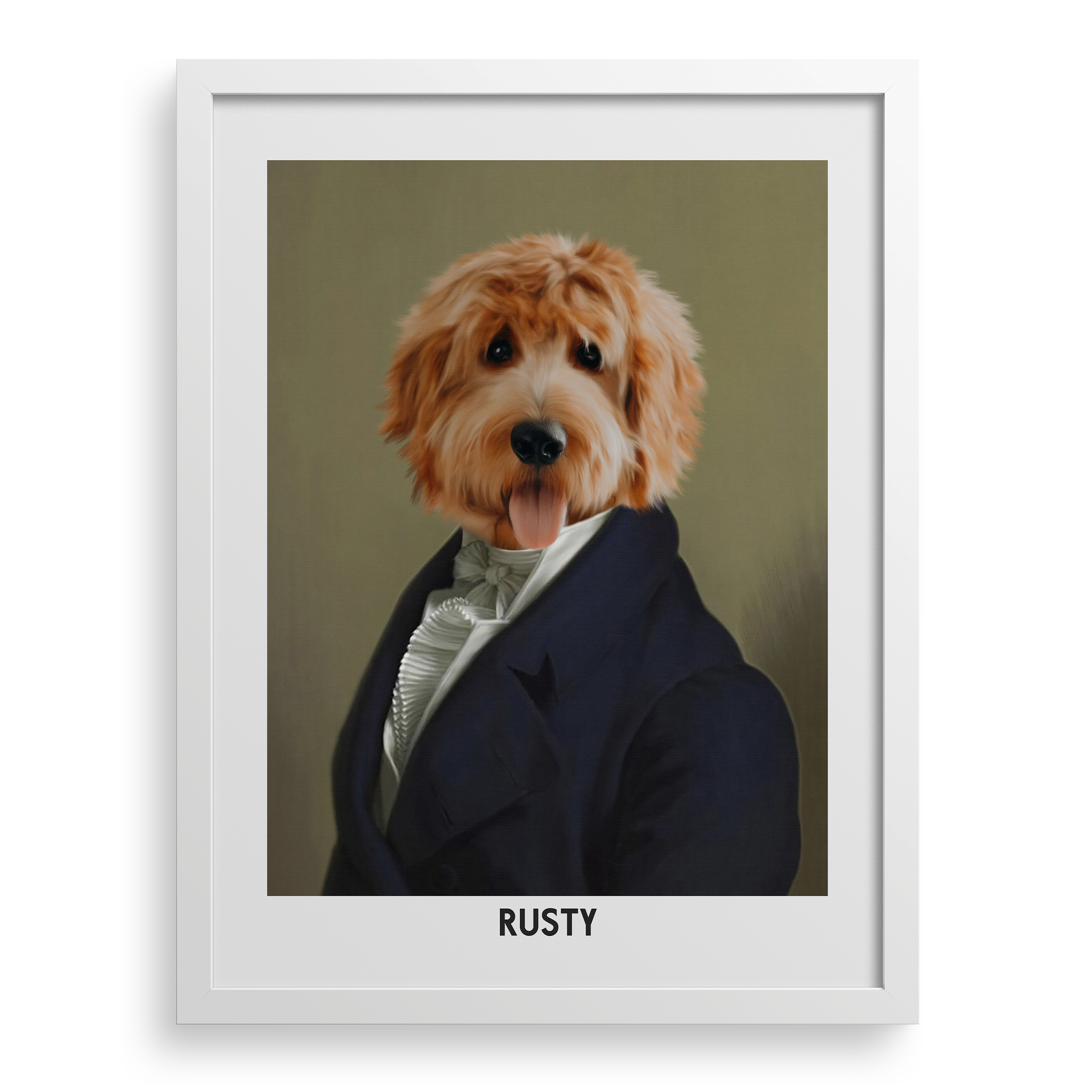 The Dignified Gentleman Custom Pet Portrait