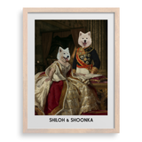 The King & Queen Custom Pet Portrait