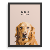 Custom Memorial Pet Portrait