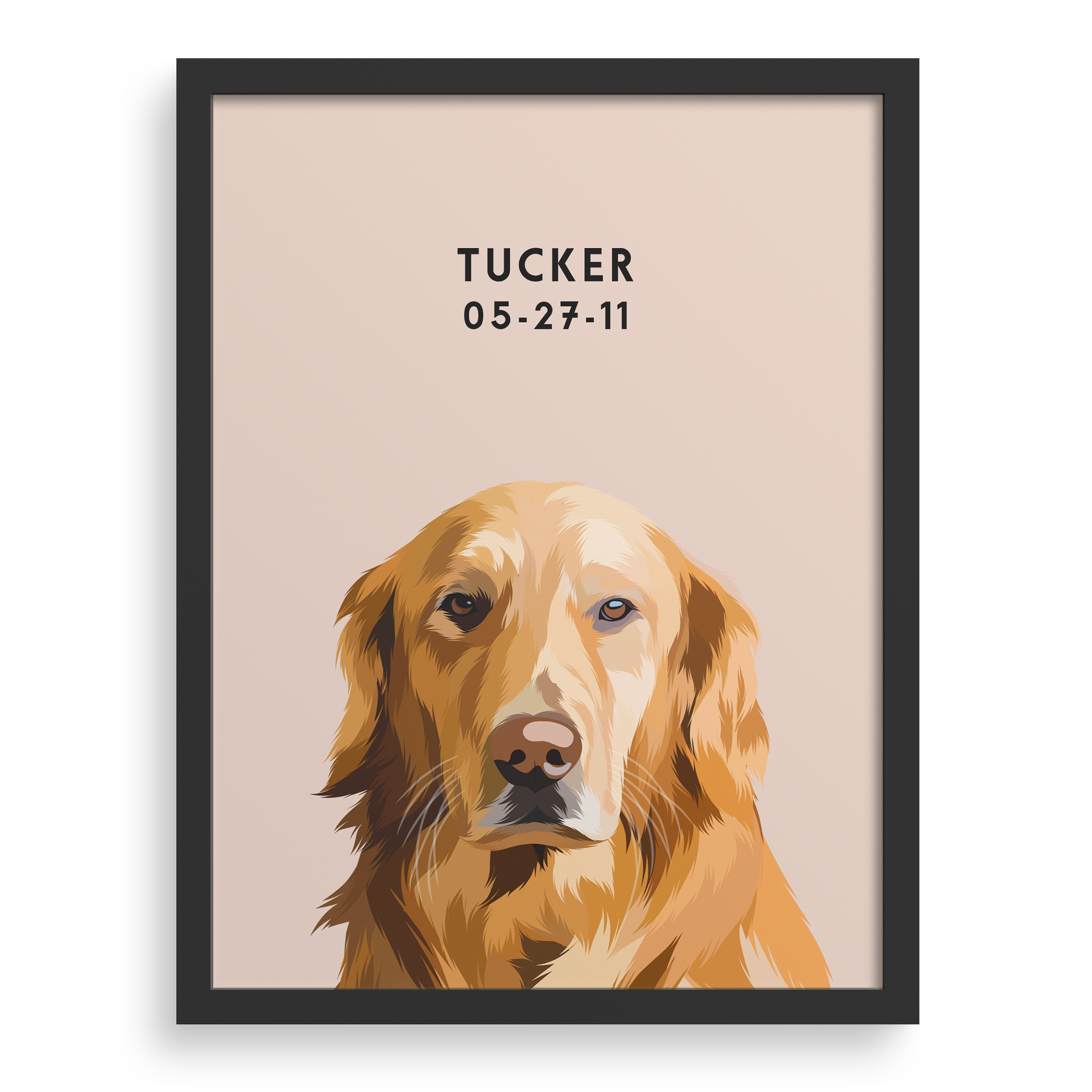 Custom Memorial Pet Portrait