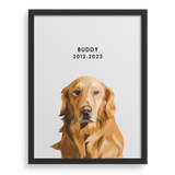 Custom Memorial Pet Portrait